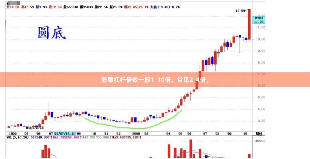 股票杠杆倍数一般1-10倍，常见2-4倍。